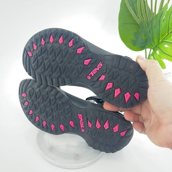 Teva Men's Terra Fi Sandal Size 7 Gray Black Outdoor Hiking Adjustable Comfy - Picture 11 of 14